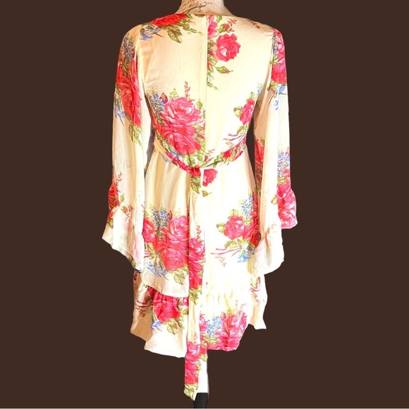 Betsey Johnson Women's Floral Boho Dress Size 4 - Picture 6 of 11